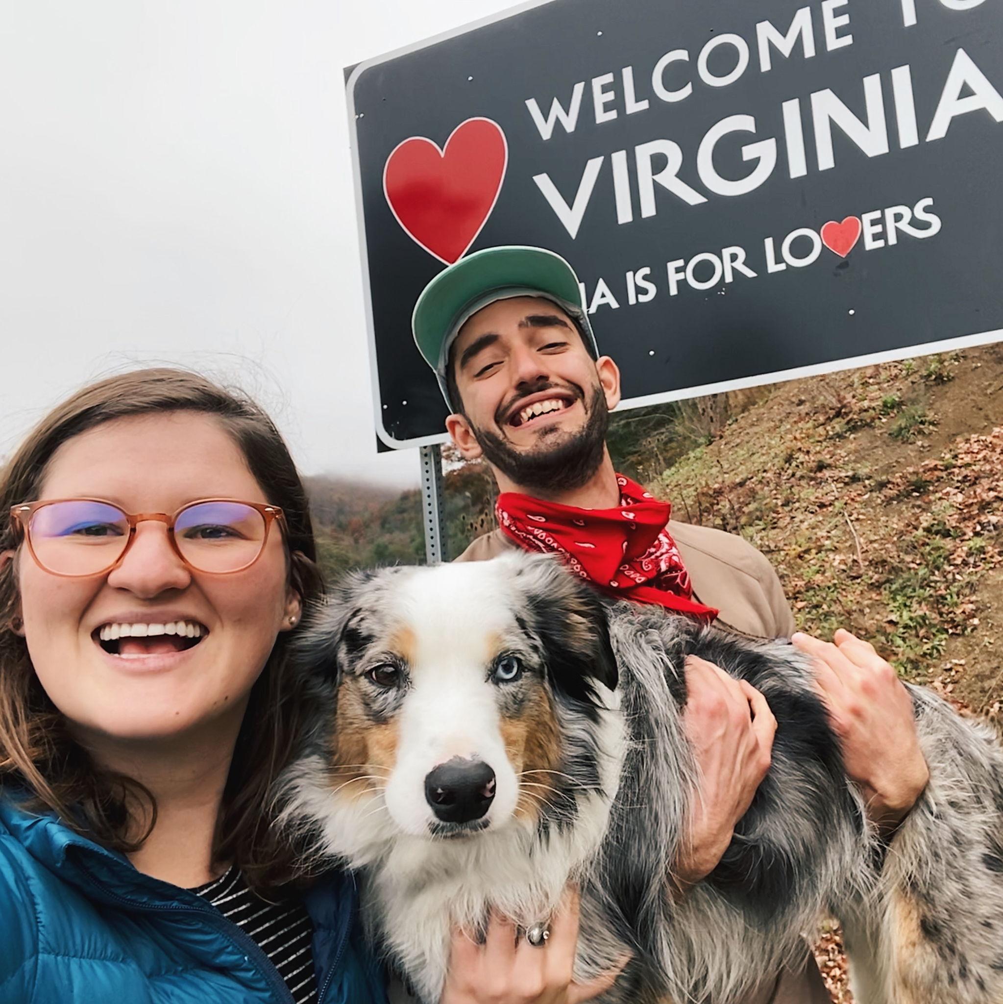 First trip to Virginia for Summer to visit Ben's family