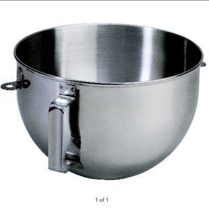 5 Quart Bowl-Lift Polished Stainless Steel Bowl with Flat Handle KN25WPBH | KitchenAid