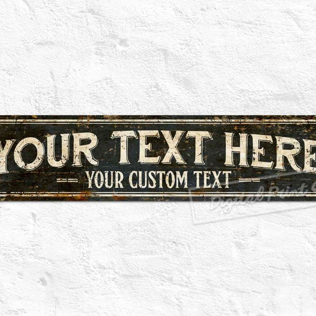 Custom Signs, Personalized Metal Signs, Farmhouse Sign, Shop Sign, Personalised Gifts, Rustic Home Decor