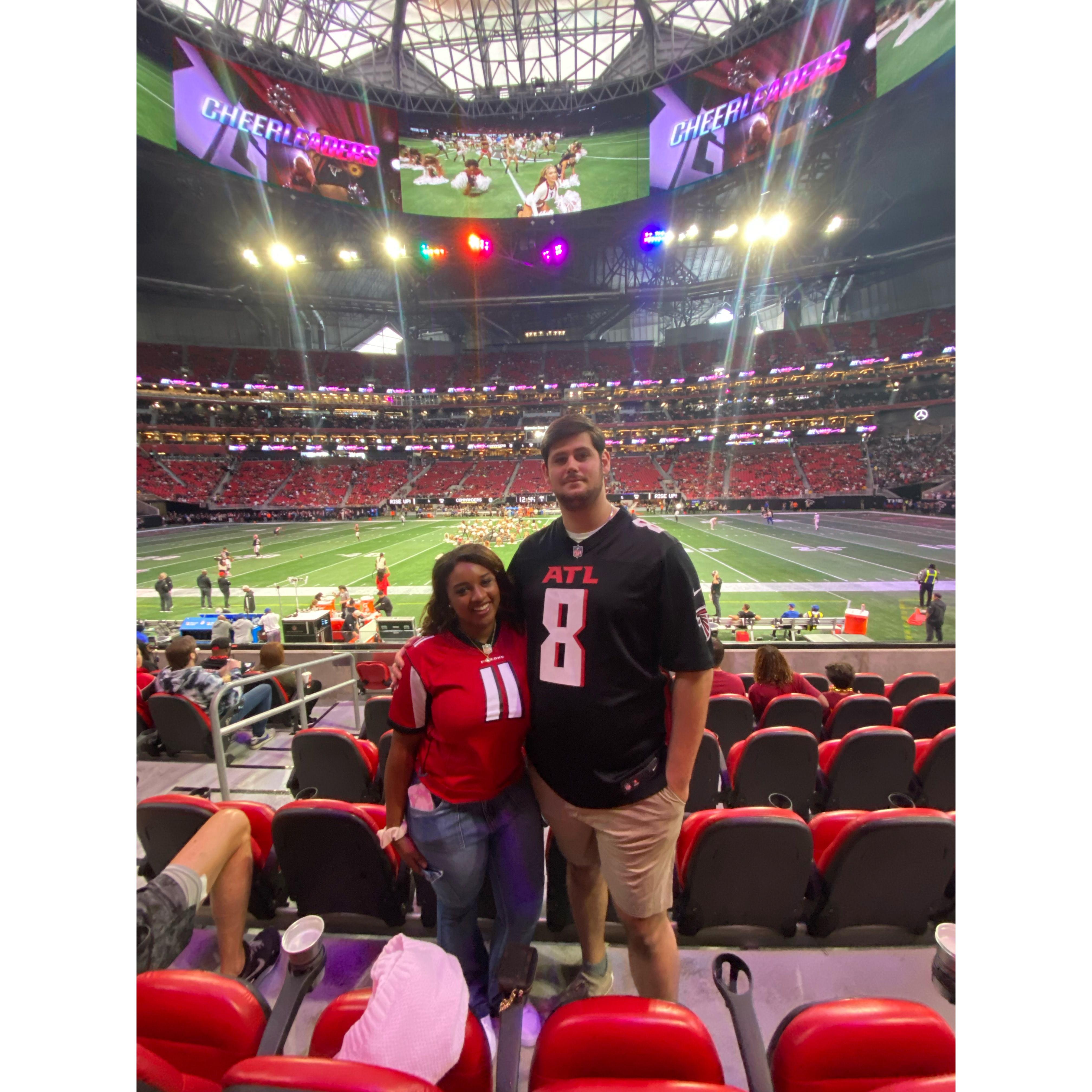 Falcon's game together