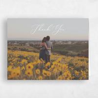 White Wedding Thank You - Meadowlark Photo