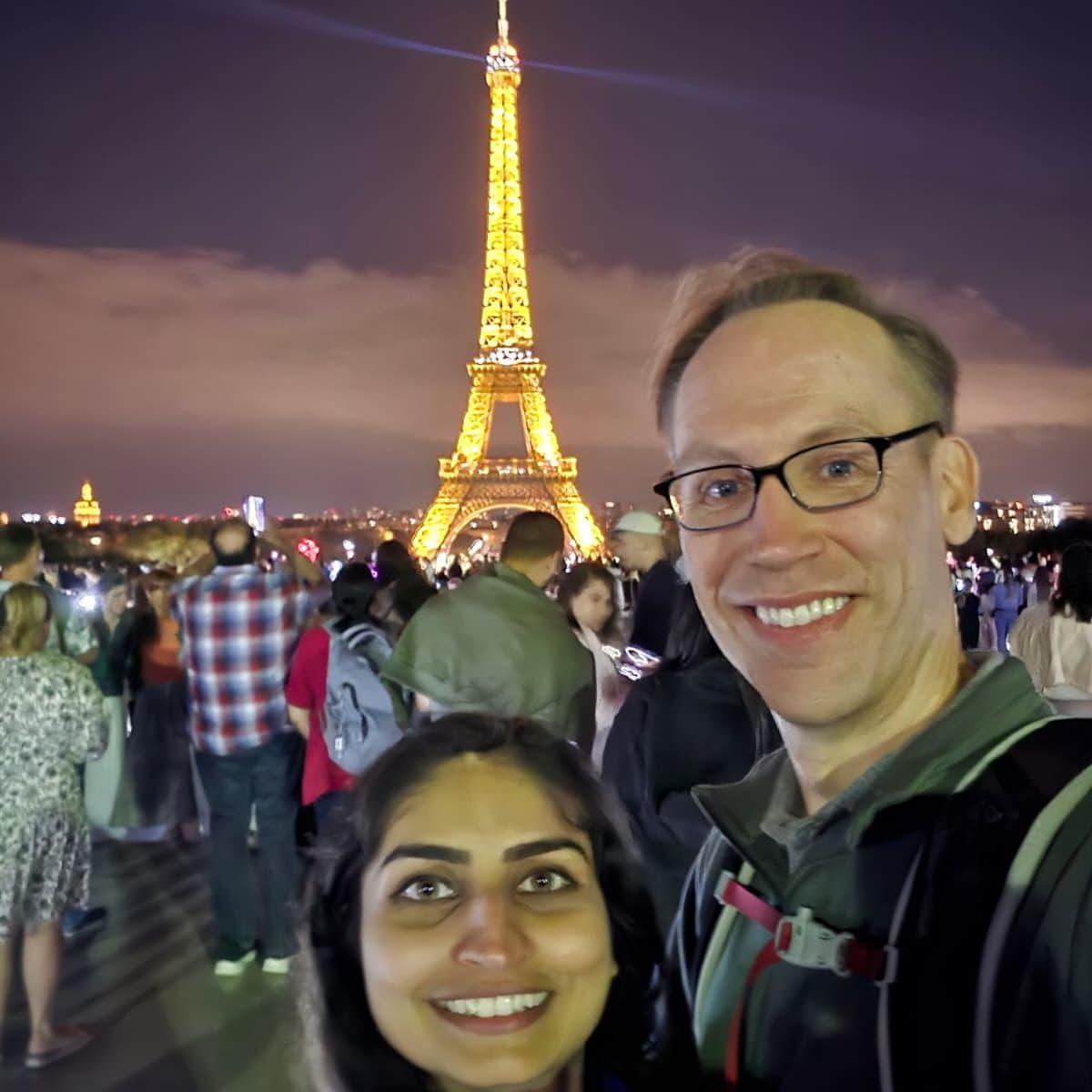 When in Paris, gotta go to the Eiffel Tower!