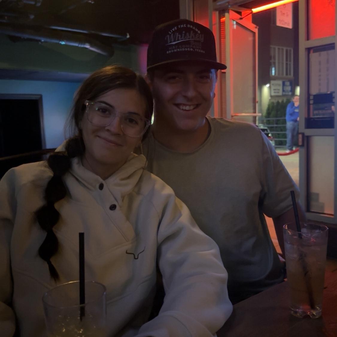 to our first time out of the country together…