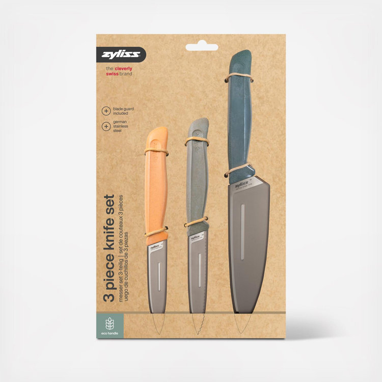 Zyliss, Utility 3-Piece Chef & Paring Knife Set | Zola