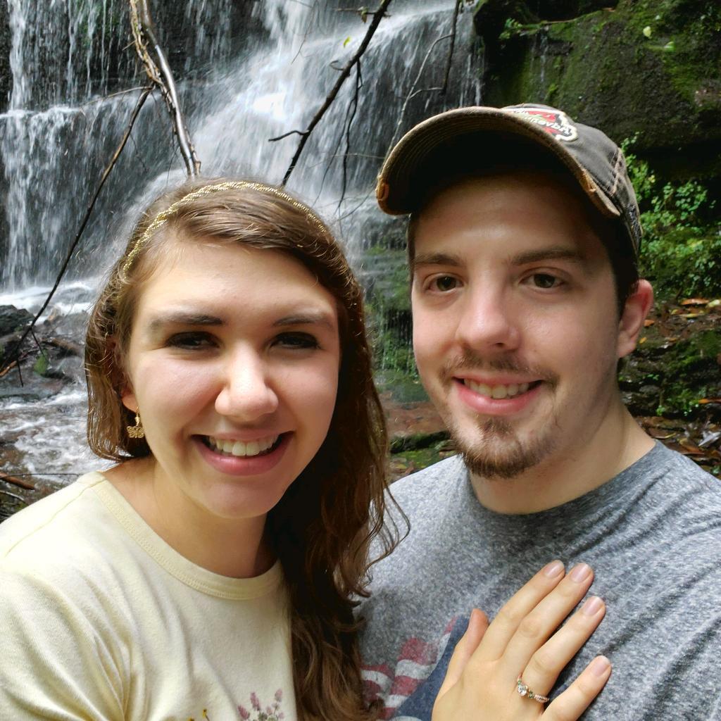 David Proposed at Badbranch Falls near Helen
August 2020