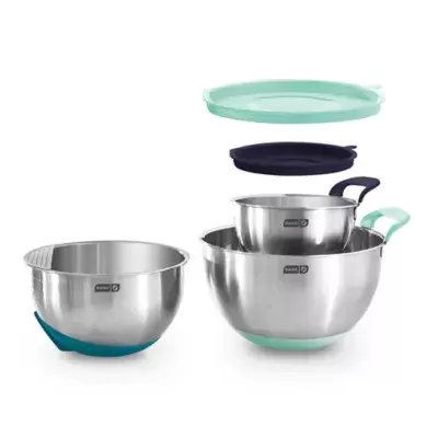 Dash® 5-Piece Stainless Steel Mixing Bowl Set