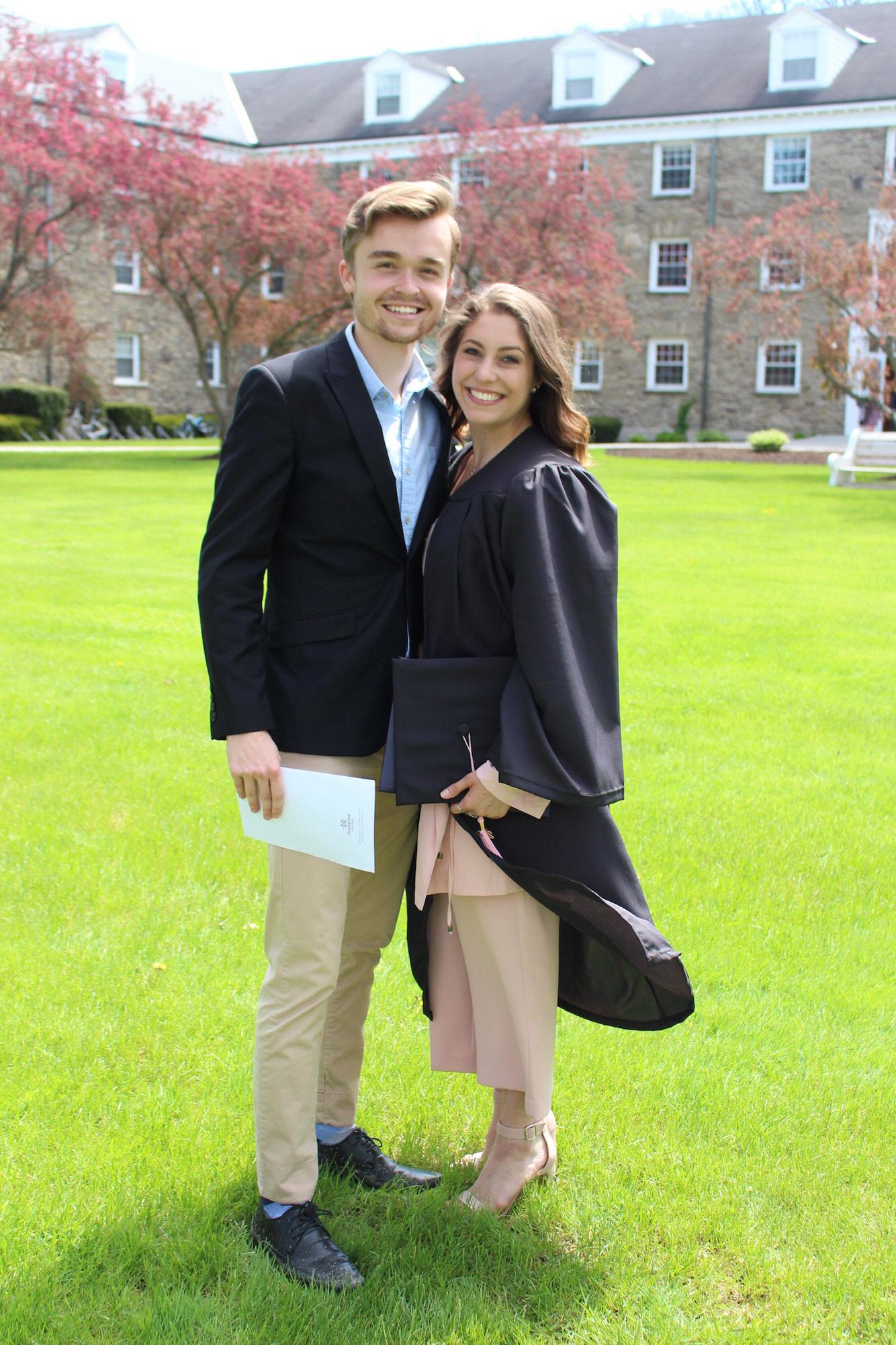 Michaella's graduation from Houghton College, where they met!