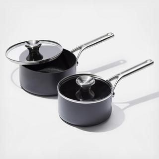 Ceramic Professional Non-Stick Saucepan Set, 4-Piece