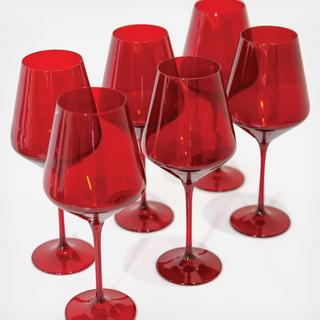 Estelle Stemware Wine Glass, Set of 6