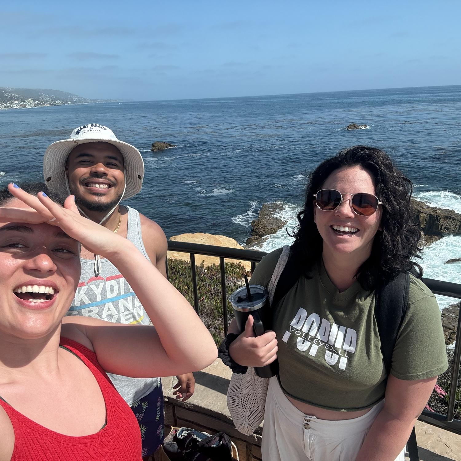 California with our bridesmaid Tori!