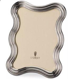 L'Objet Ripple Frame 5x7 Platinum