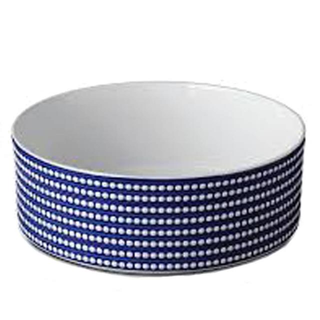L’Objet Perlee Blue Large Deep Serving Bowl