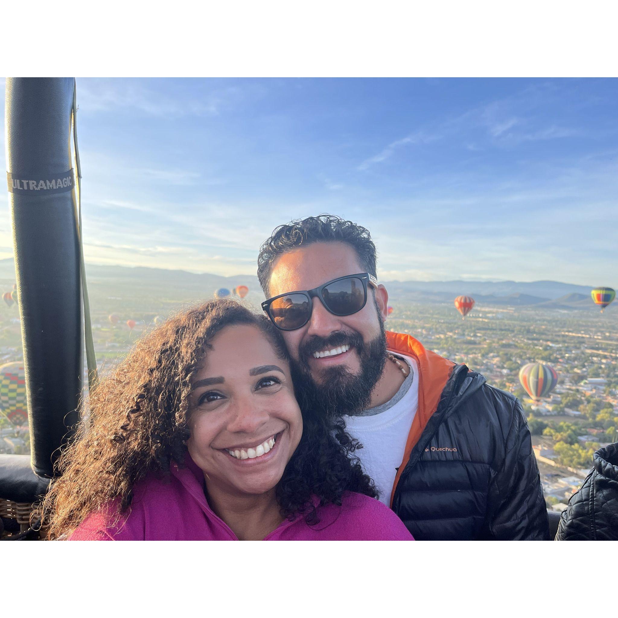 Love is in the air, literally!
