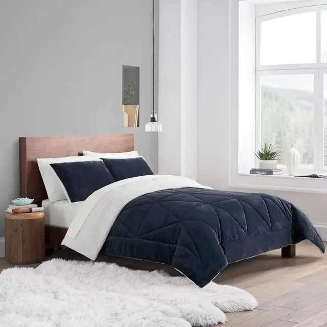 UGG AVERY COMFORTER SET OCEAN FULL/QUEEN