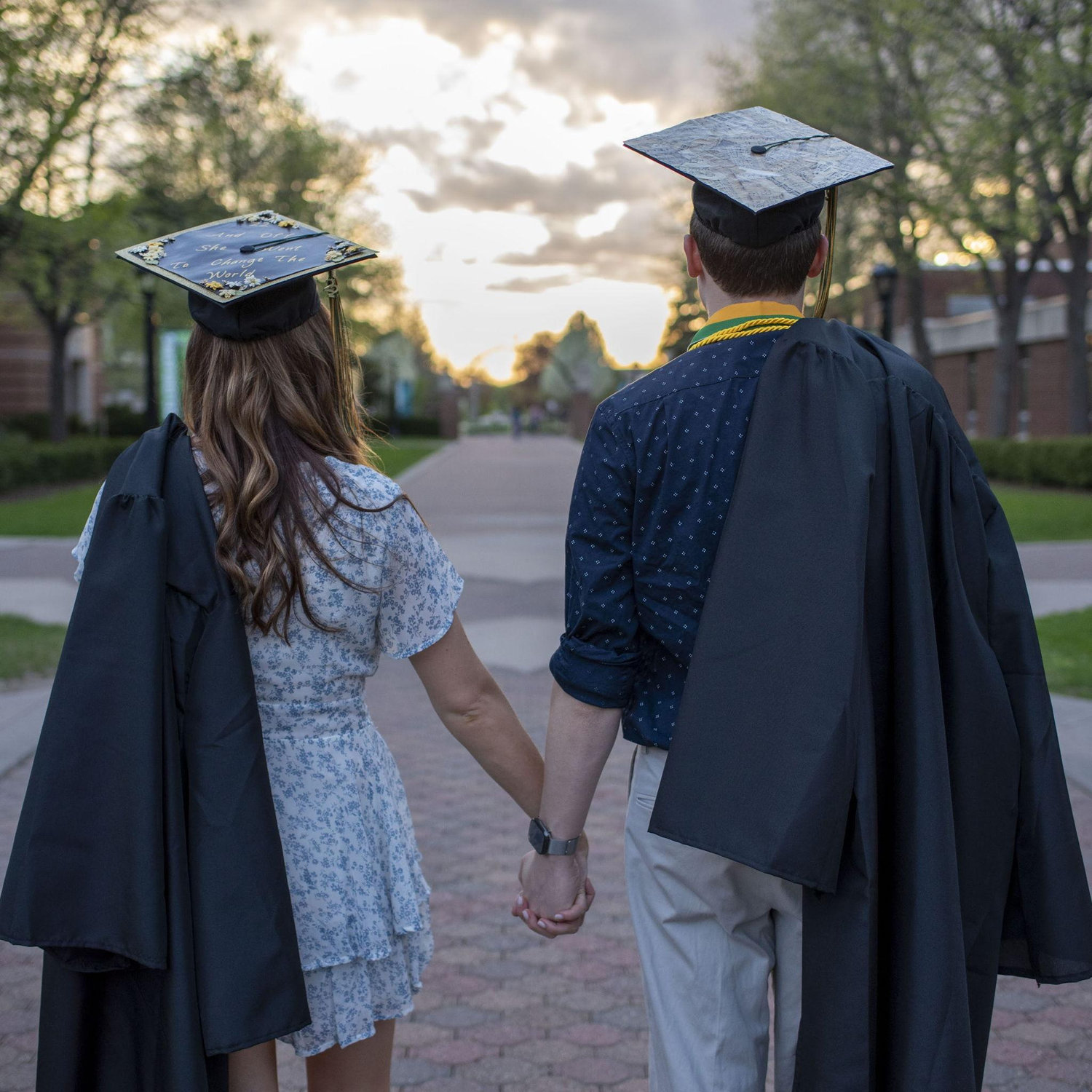 Graduating St. Norbert College together