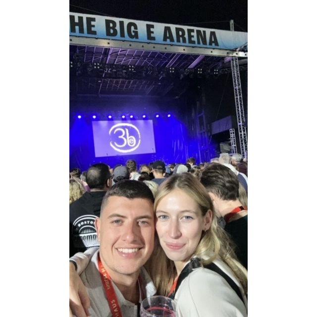 This was at our first concert together during Zac's visit to MA while I (Taryn) lived there.