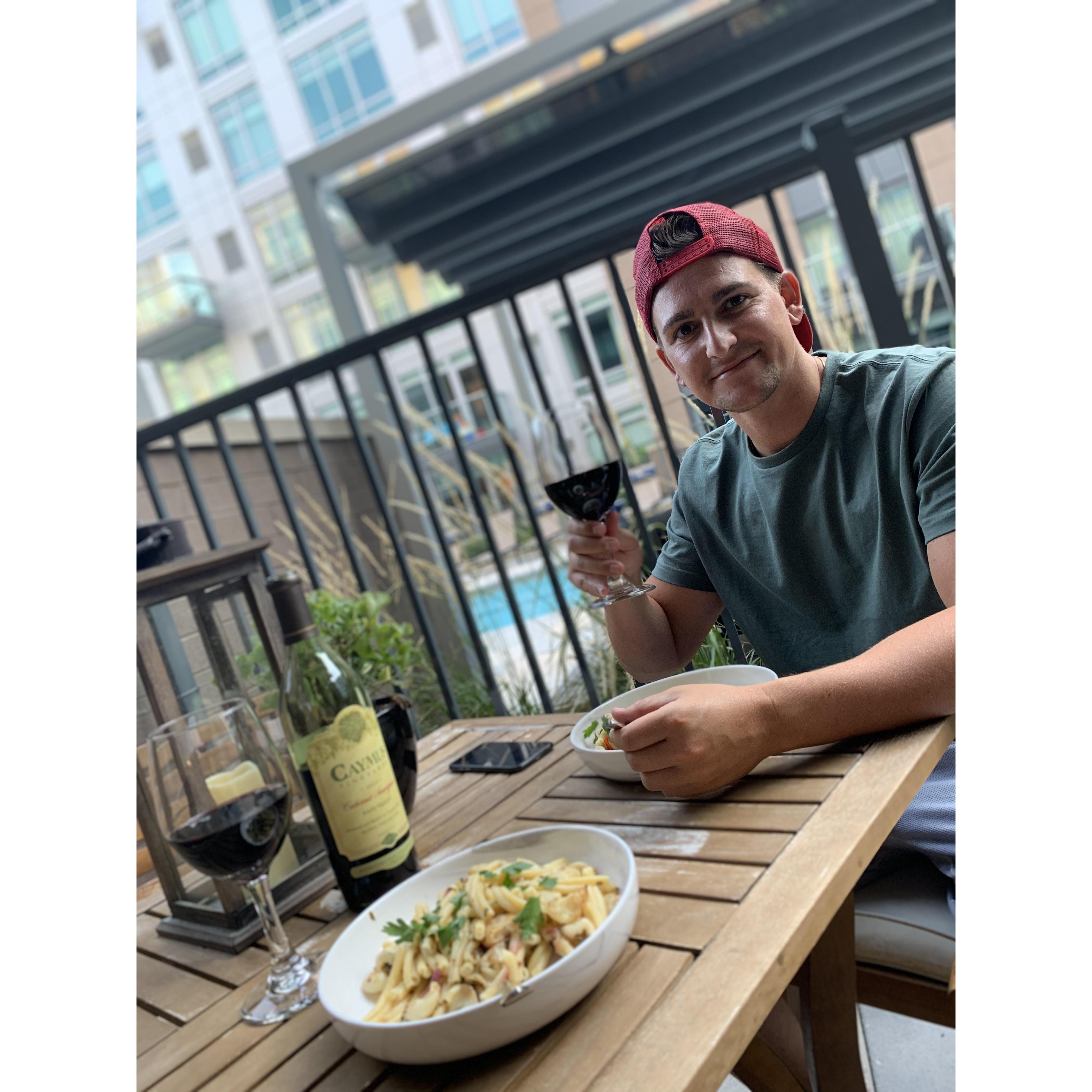 1st Apartment Together in Weehawken