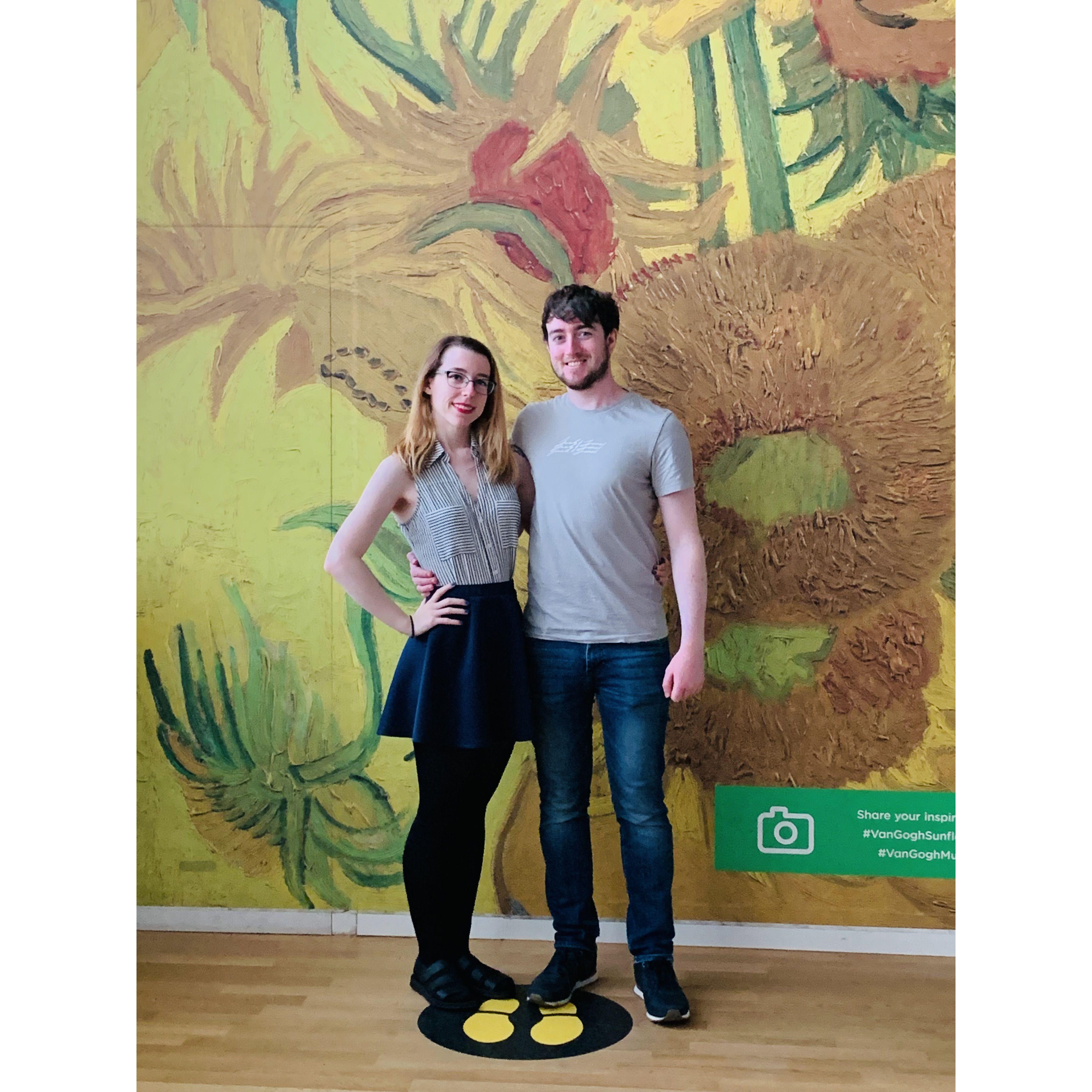 Visiting the Van Goph Art Museum!