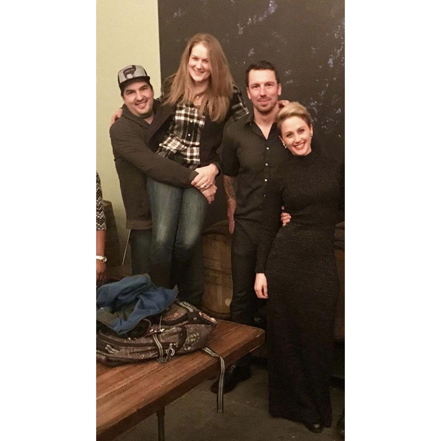 Our first New Year's Eve together with friends.