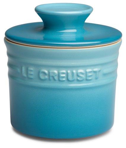 Le Creuset PG0200-0917 Stoneware Butter Crock, 6-Ounce, Caribbean