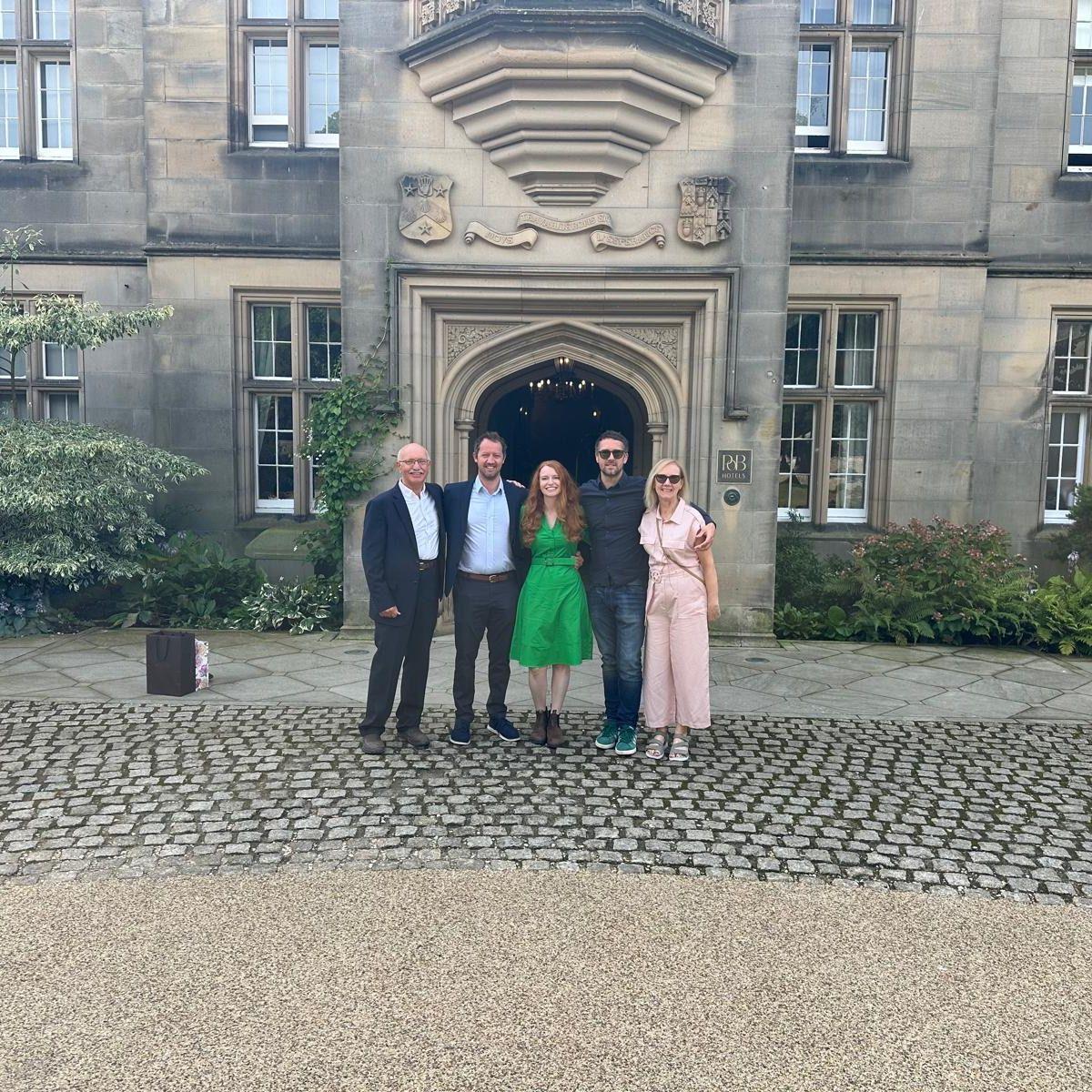 Heather's birthday at Matfen Hall! : )