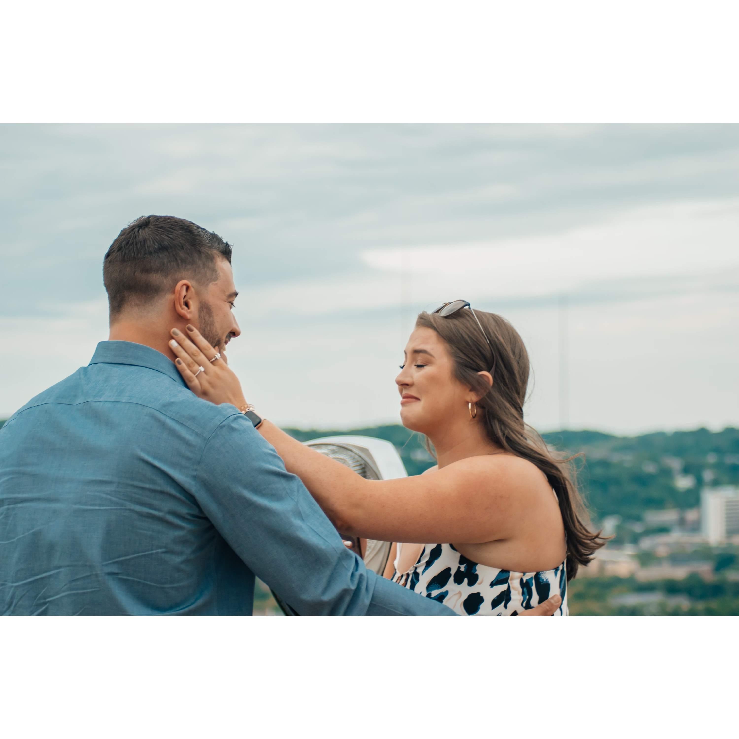 The proposal on Mt. Washington in Pittsburgh!