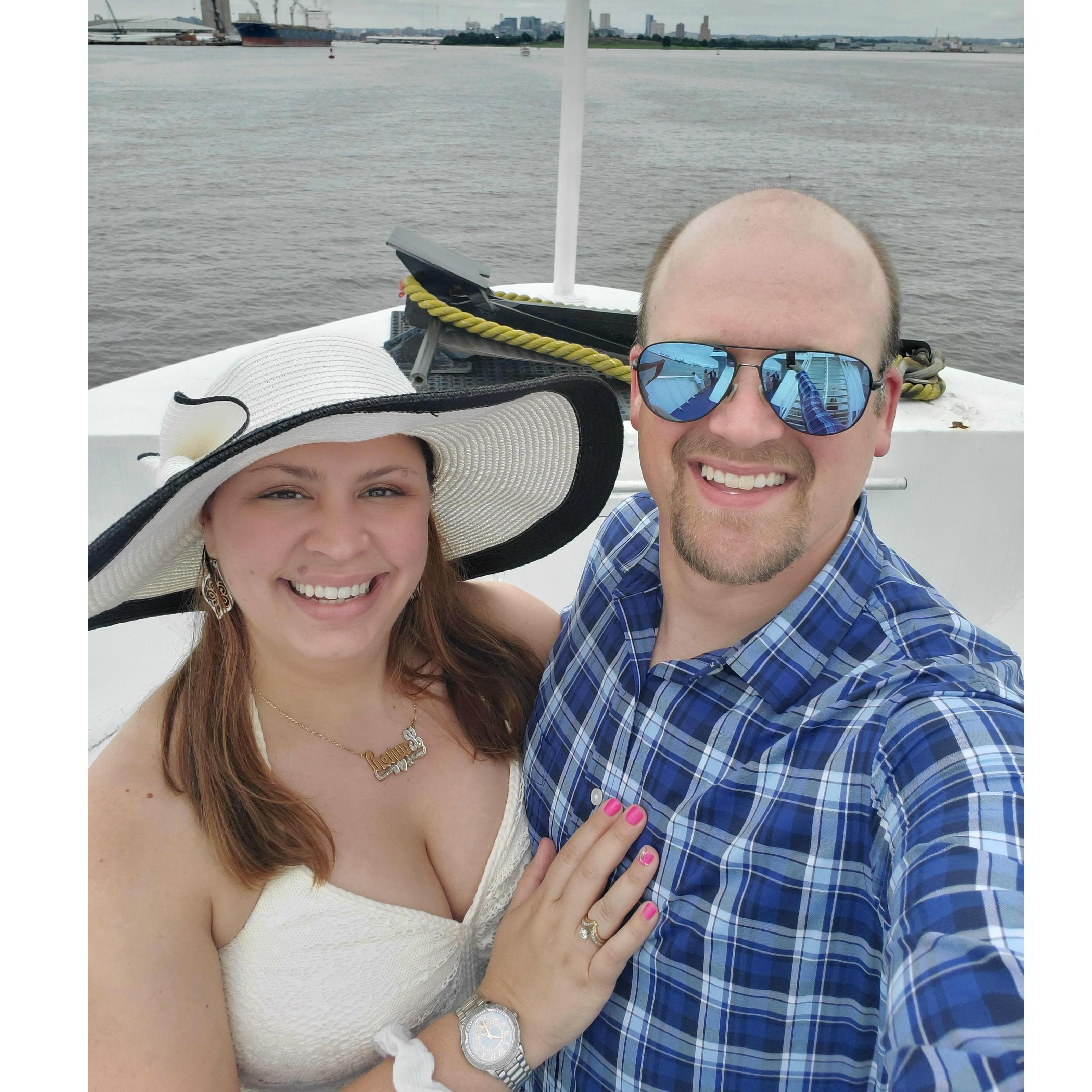 Harbor cruise around Baltimore with the Chapnicks