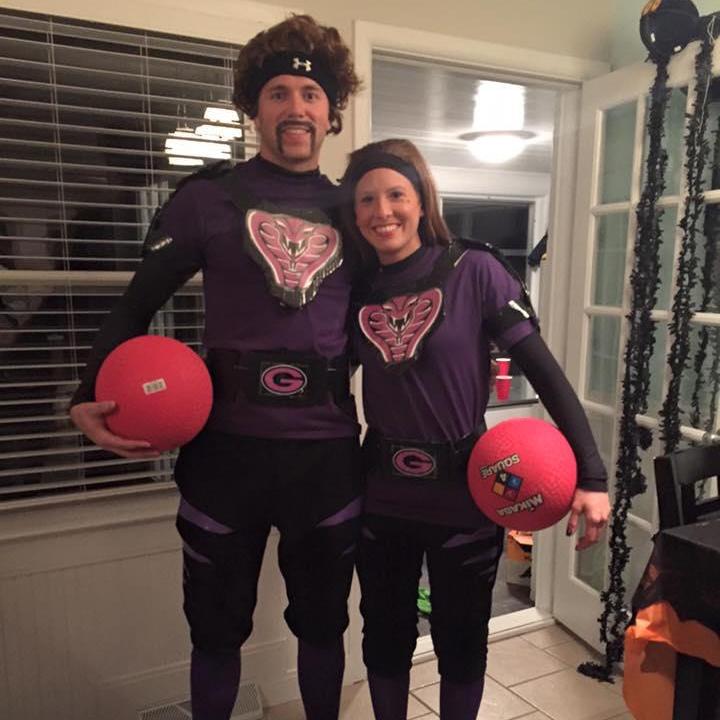 Halloween #1 - courtesy of Zach, Purple Cobra's from Dodgeball