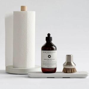 Paper Towel Holder + Stone Sink Caddy