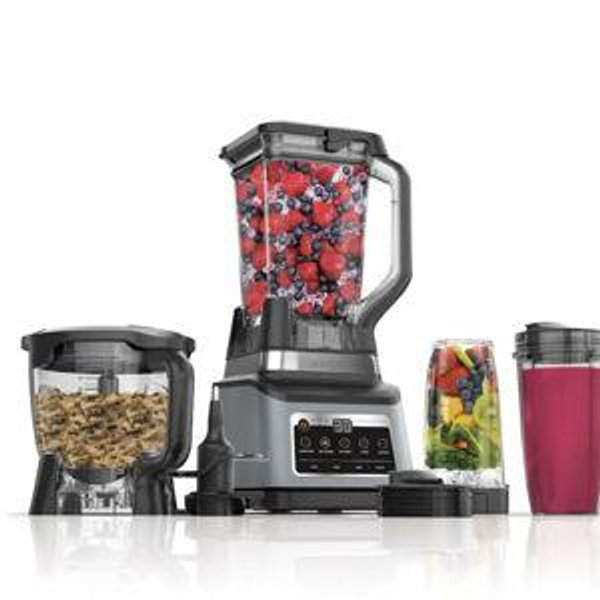 Ninja - Professional Plus Kitchen System with Auto-iQ & (2) 24oz Single-Serve Cups - Stainless Steel