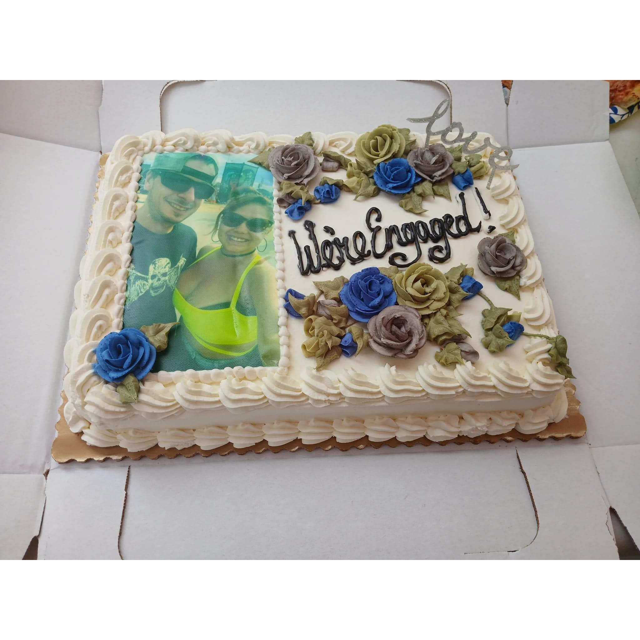 Engagement Party Cake