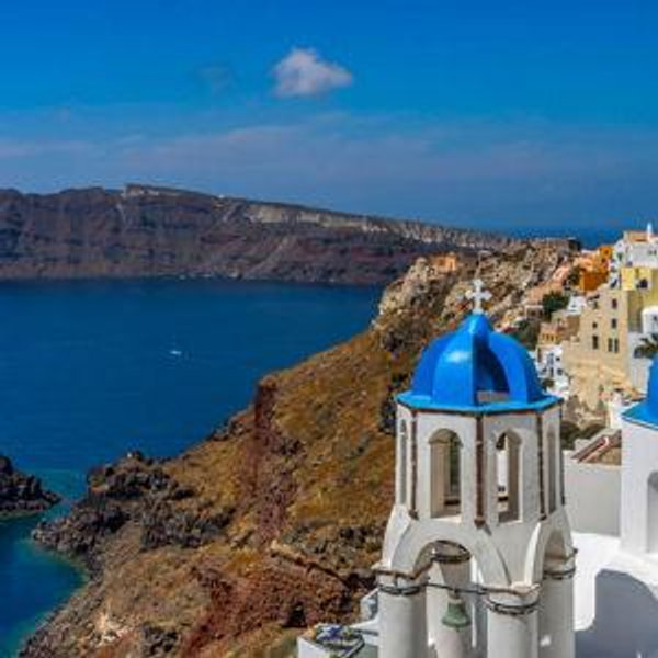 Honeymoon in Santorini, Greece