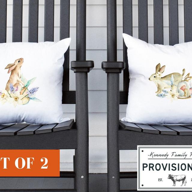 Easter Pillow Cover Decor, Easter Farm Decor Cover, Spring Pillows, Happy Easter Decor, Spring Decor Throw Pillows, Holiday Decor