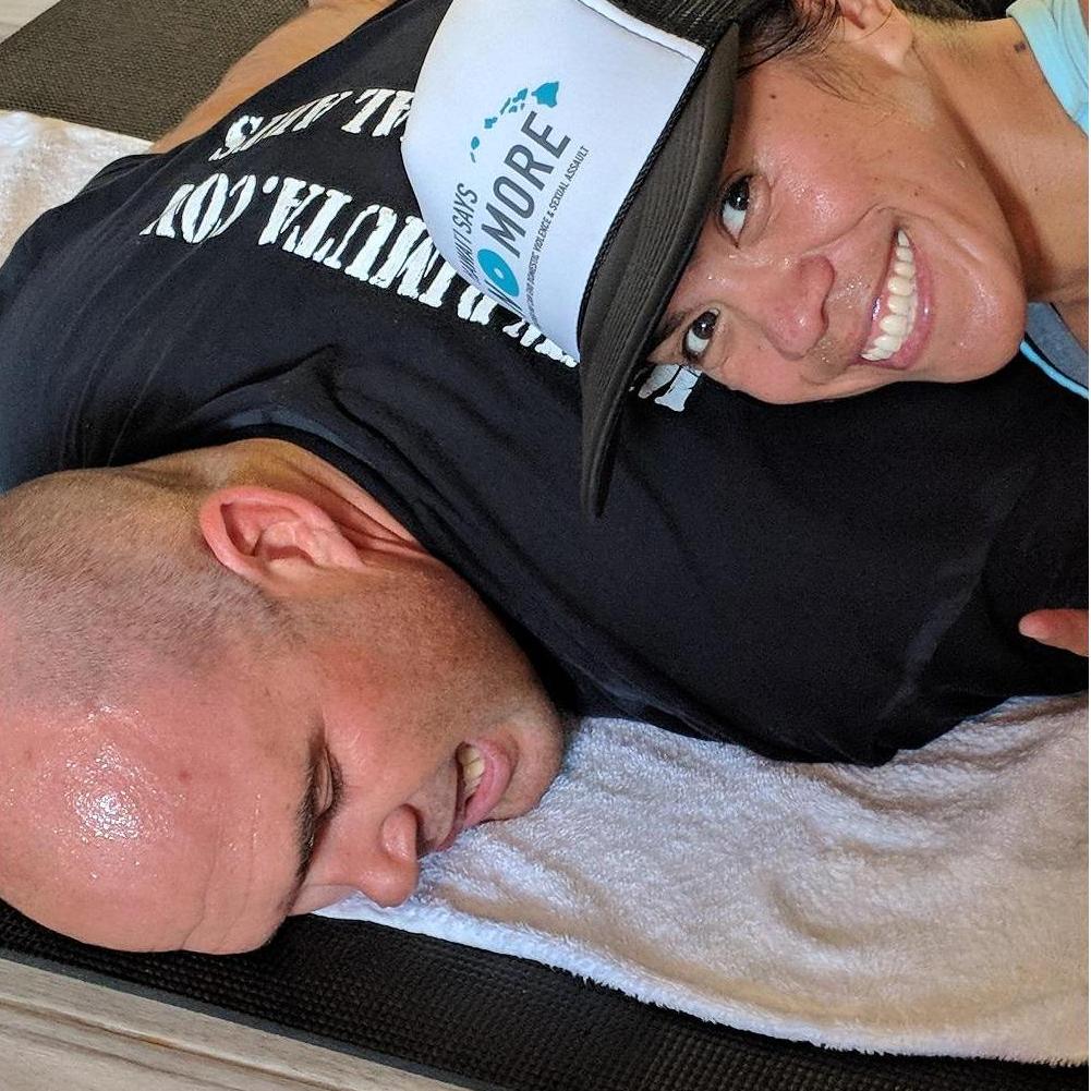Parker's first HIIT workout with me! He barely survived! hahaha