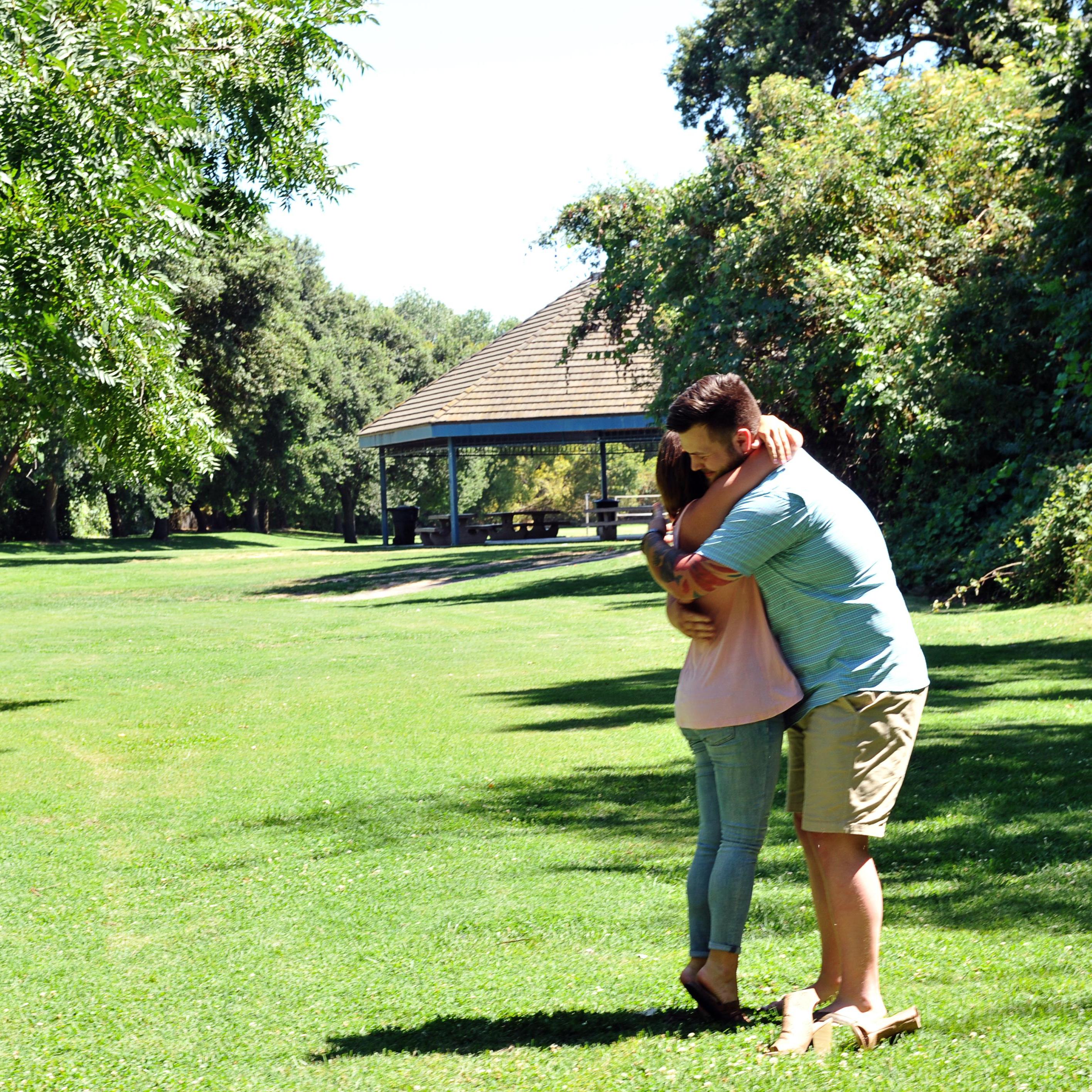THE BEST SURPRISE EVER!
Alexia: This hug was two and a half months coming! I missed him soooo much...and he came earlier than expected!!!