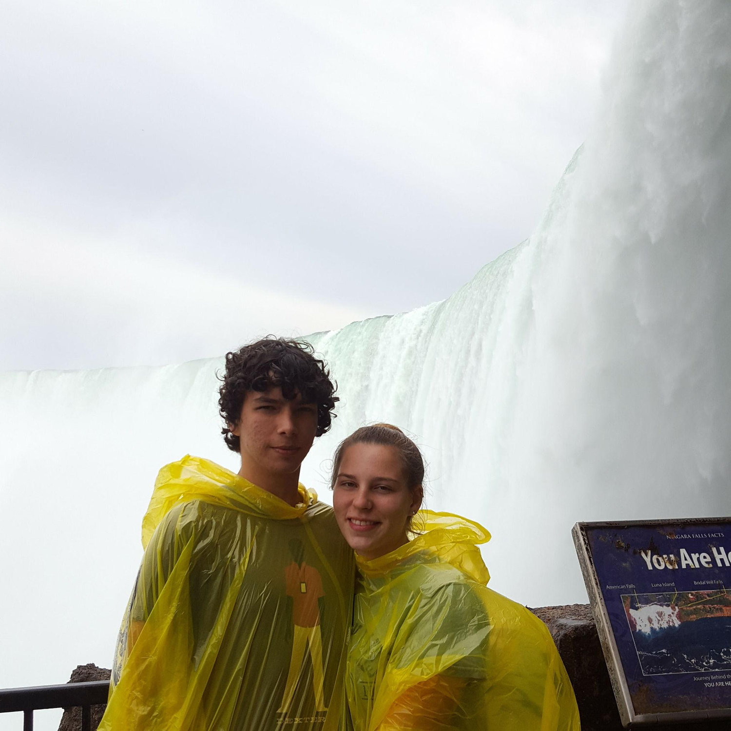 Our trip to Niagara Falls in 2015 or 2016.