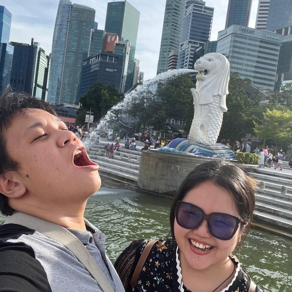 First out-of-country trip: Singapore..