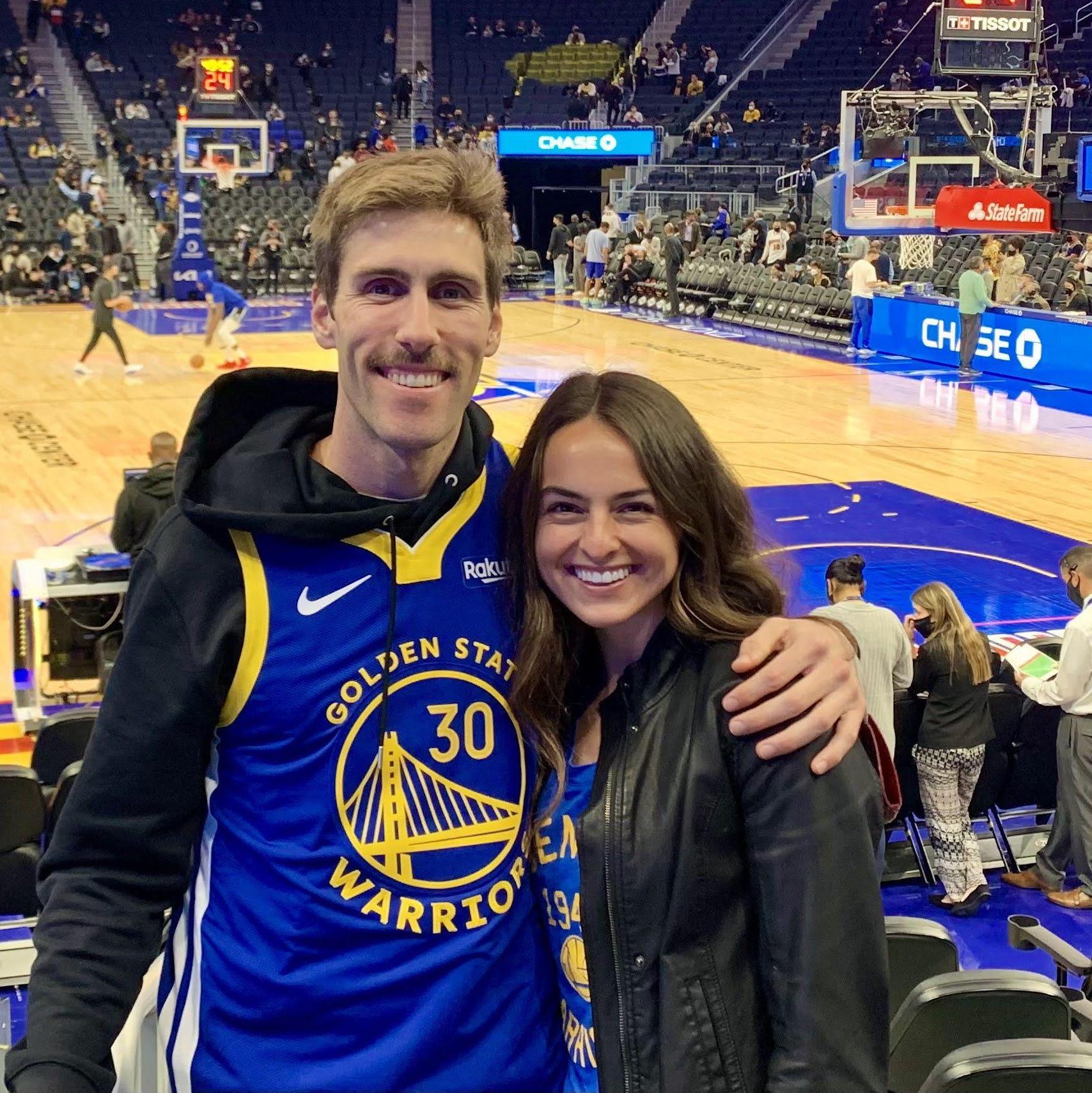 We've always bonded over our shared love for the Warriors - go dubs!