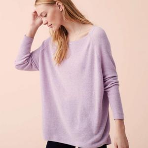 Lou & Grey Dolman Sweater Tunic - Purple Size XS
