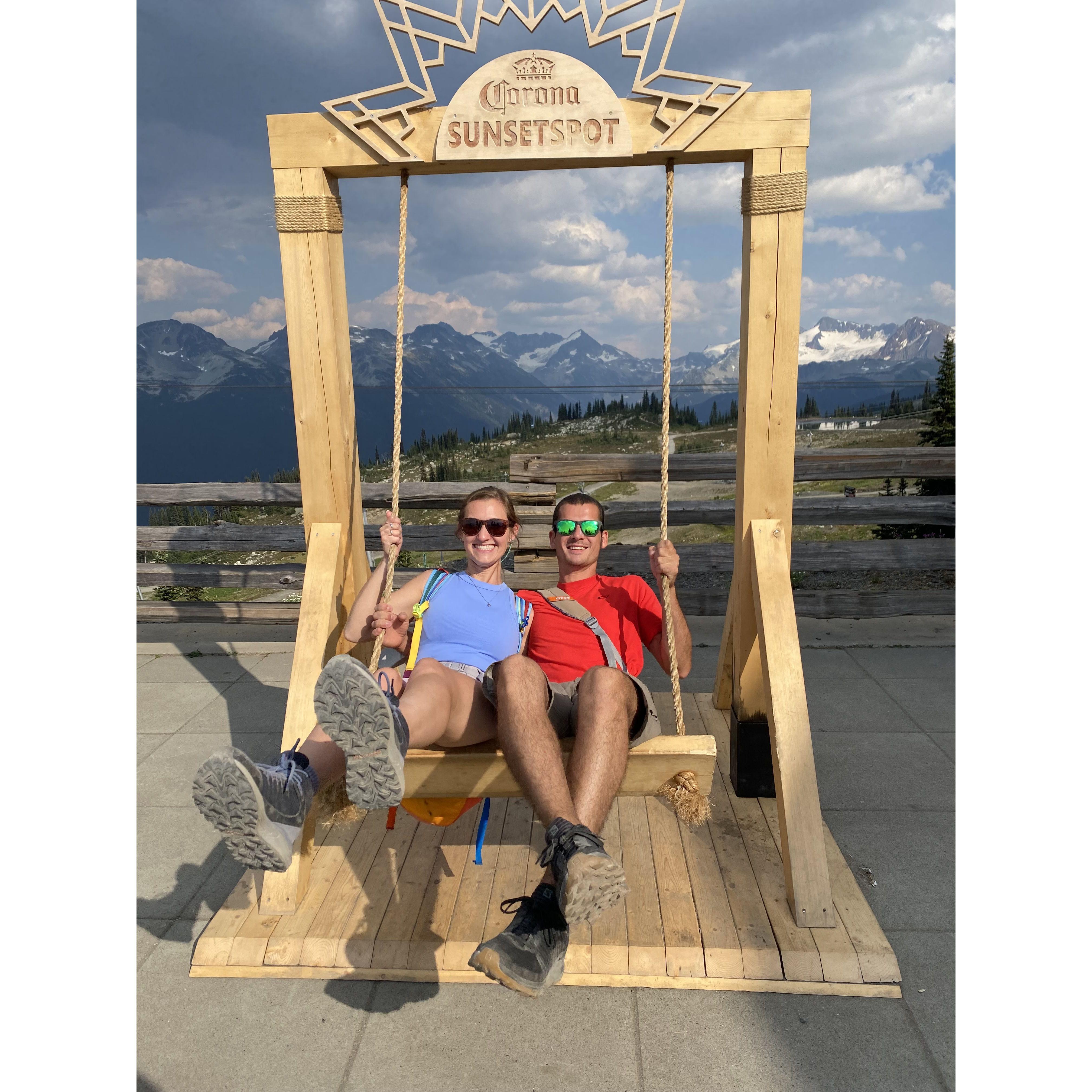 On top of Whistler!
