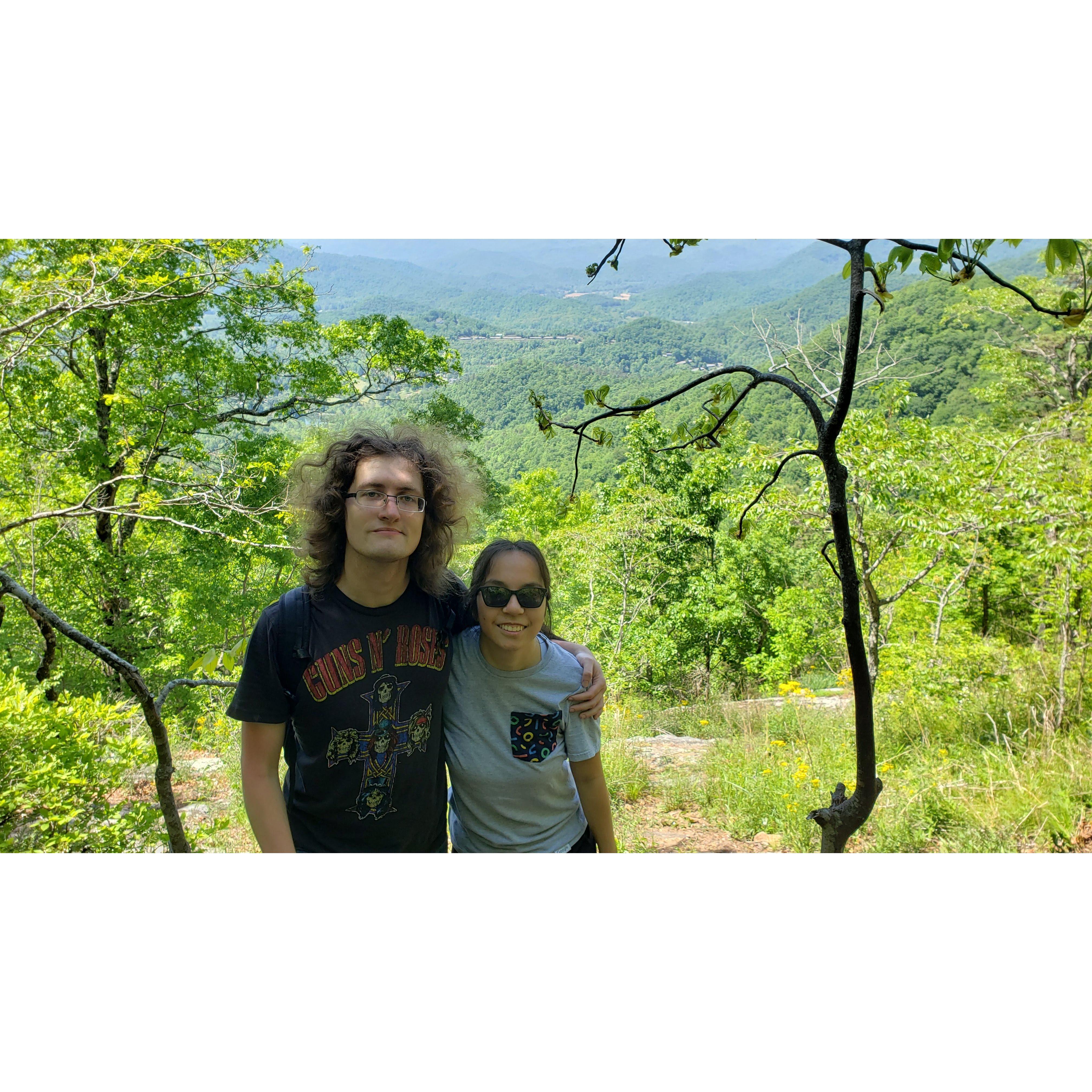 What a nice and humid hike in North Carolina.