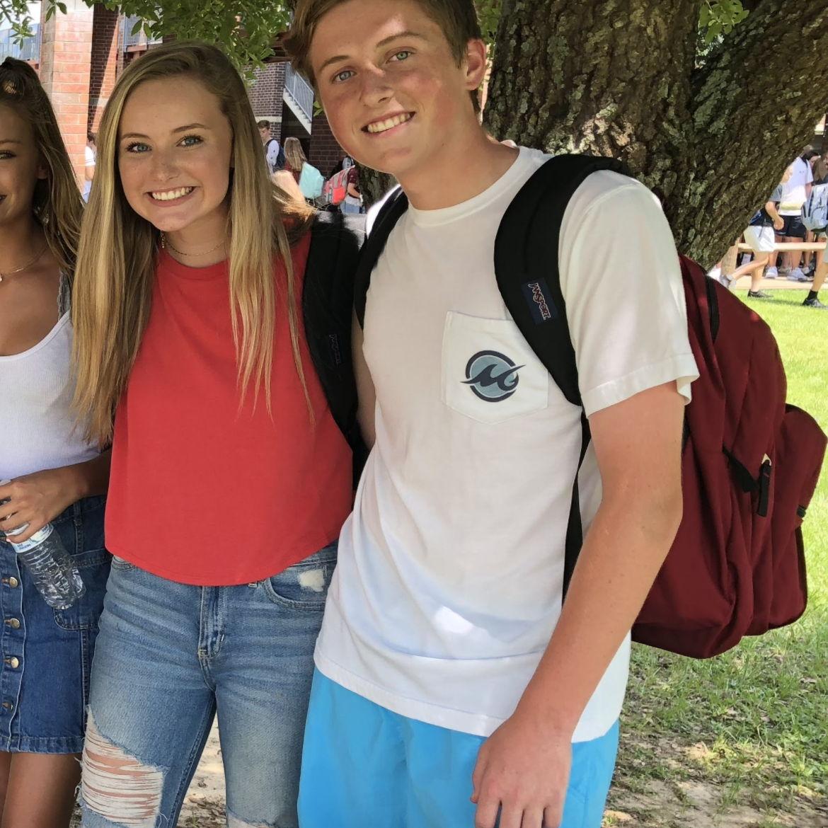 The first time we met at school!
