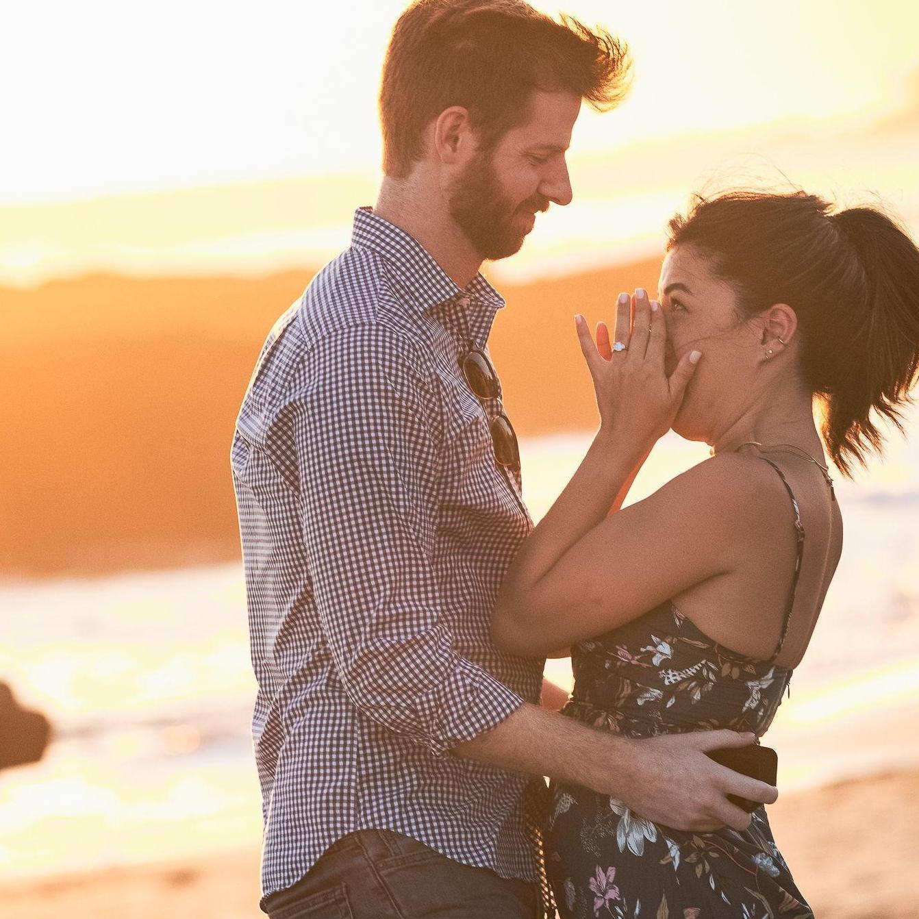 Engaged 5/25/23, Bali Indonesia. Ethan planned a private, beachside dinner and worked with our six closest friends to do a surprise sunset proposal.
Photographer: Andy Lovrak