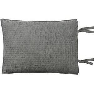 Pick-Stitch Handcrafted Sham, Standard, Flagstone Gray