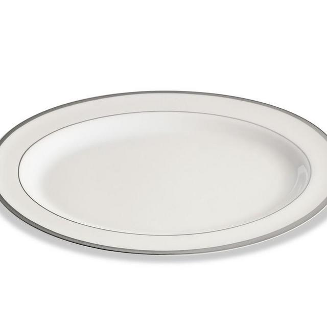 Pickard Signature Oval Platter, Platinum
