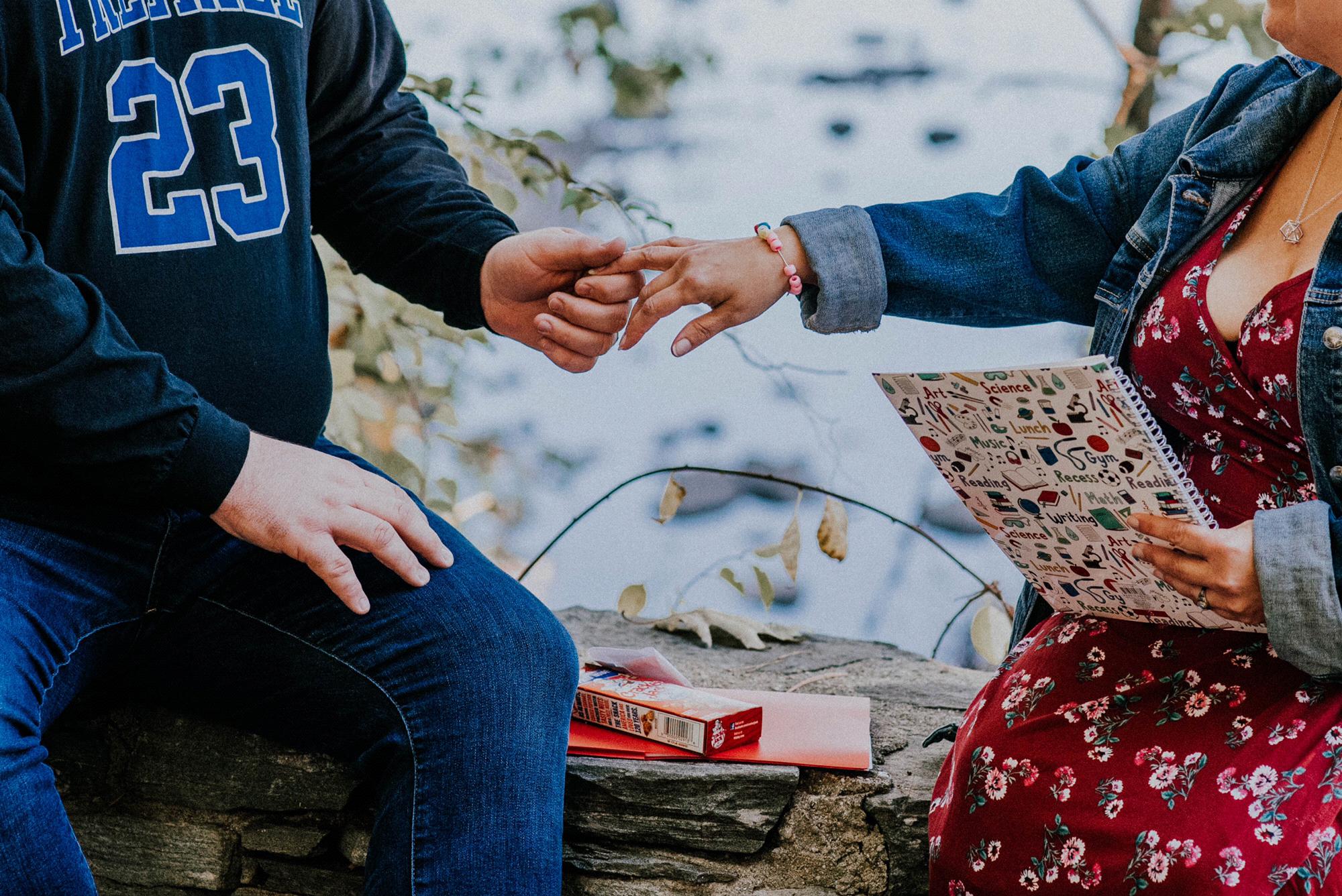 Our engagement photos by Kate Michaud Photography