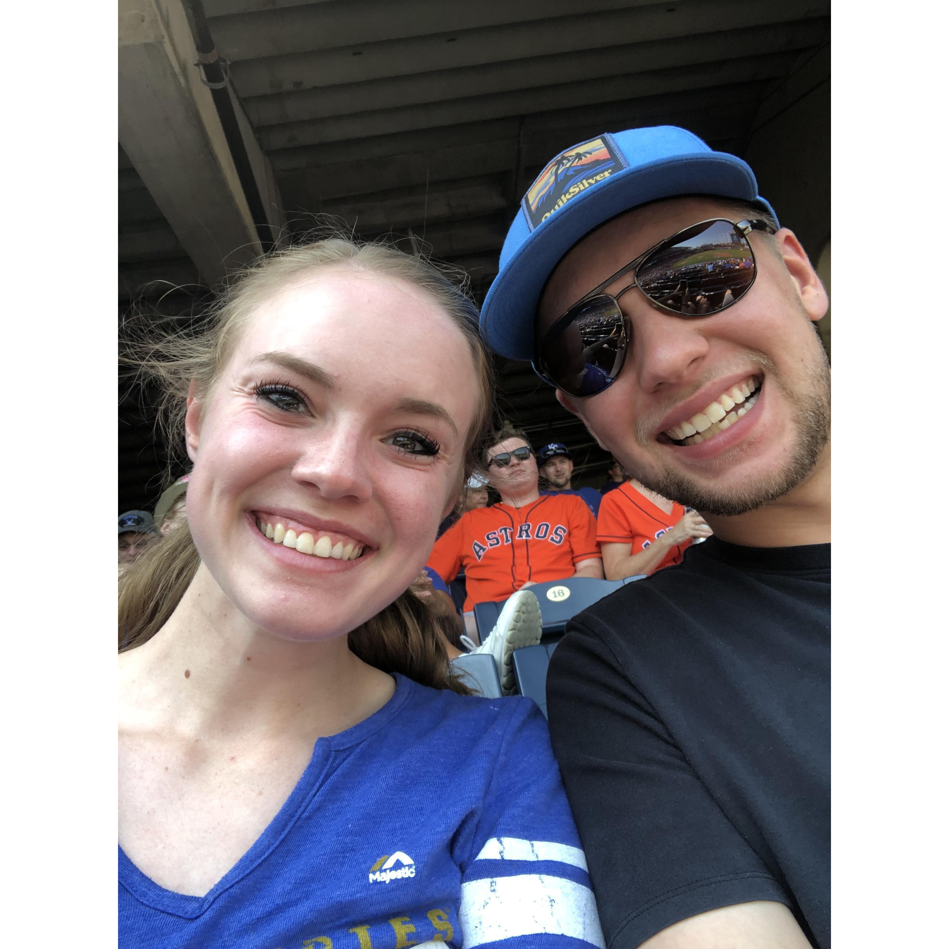 First Pro Baseball Game!