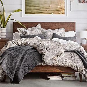Jacquelyn Duvet Cover, KING/ CAL. KING, Gray