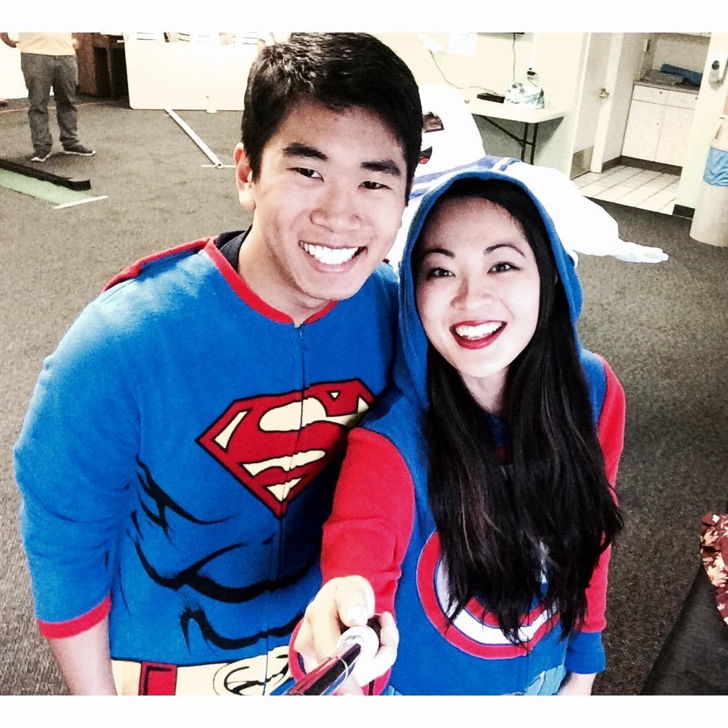 Couples costumes??? Now there's a picture of true sacrifice and commitment!
