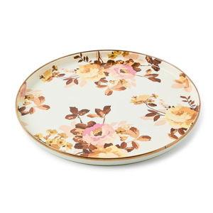 Mackenzie Childs Wild Rose Round Tray